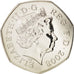 Gran Bretagna, Elizabeth II, 50 Pence, 2008, SPL, Rame-nichel, KM:1112