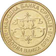 Serbia, Dinar, 2003, MS(63), Copper-Nickel-Zinc, KM:34