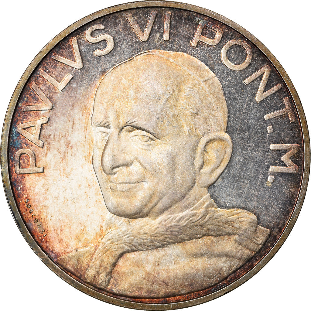 Vatican, Medal, Paulus VI, Annus Sanctus, Religions & beliefs, 1975, Soccorsi