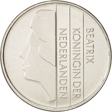 Netherlands, Beatrix, Gulden, 1992, MS(63), Nickel, KM:205