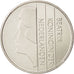 Netherlands, Beatrix, 2-1/2 Gulden, 1992, MS(63), Nickel, KM:206