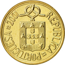 Coin, Portugal, 10 Escudos, 2001, Lisbon, MS(63), Nickel-brass