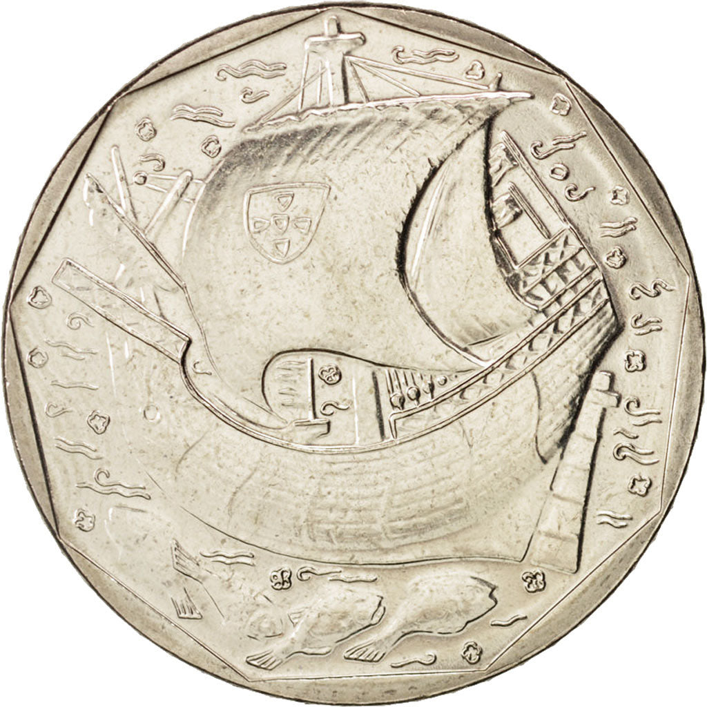Portugal, 50 Escudos, 2001, Lisbon, MS(63), Copper-nickel