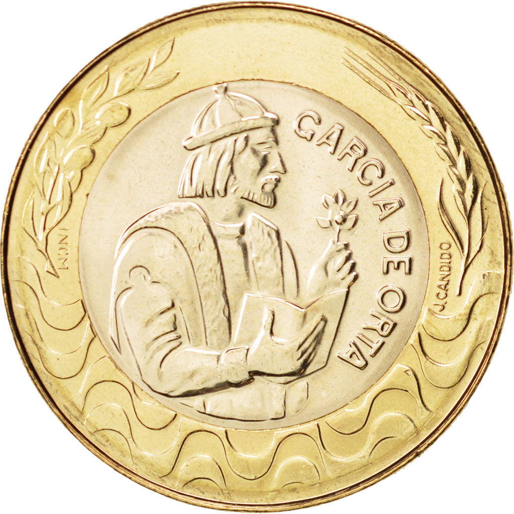 Portugal, 200 Escudos, 2001, Lisbon, MS(63), Bi-Metallic