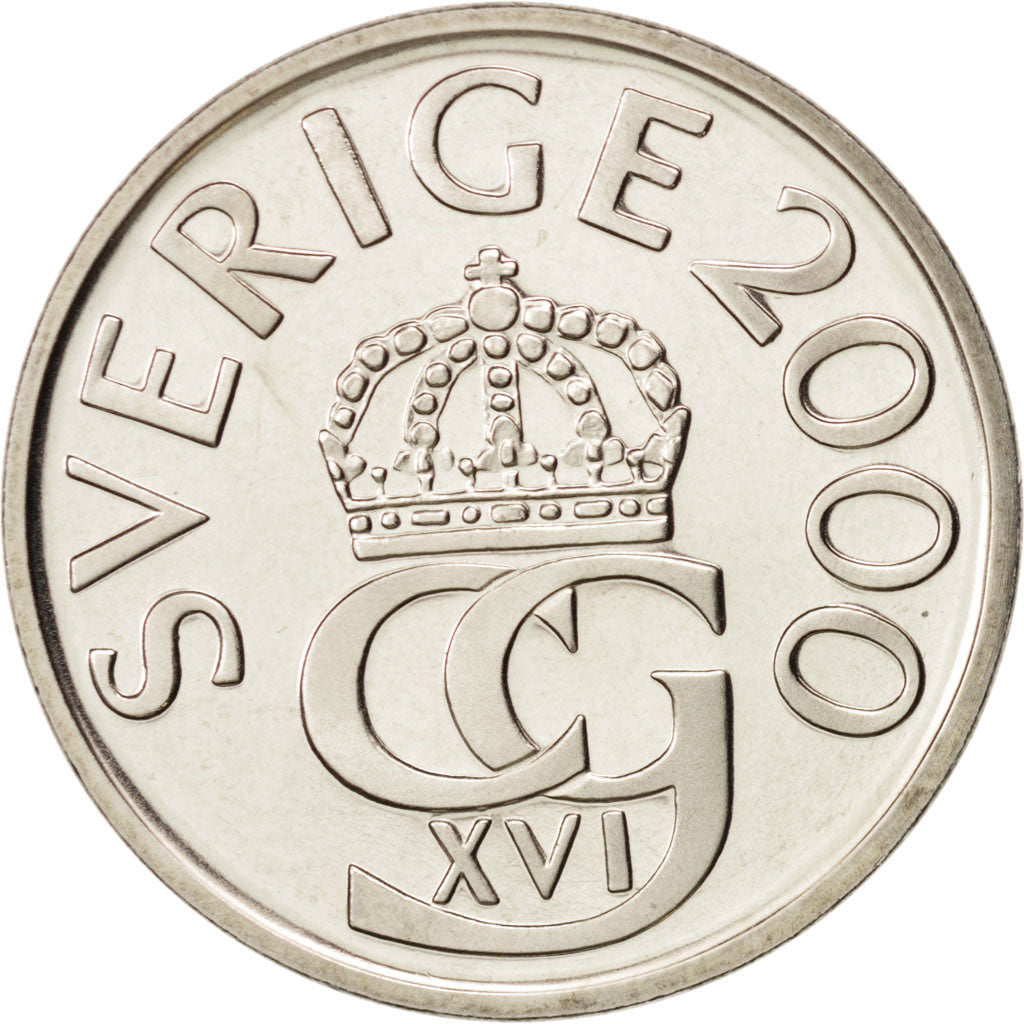 Sweden, Carl XVI Gustaf, 5 Kronor, 2000, KM:853a