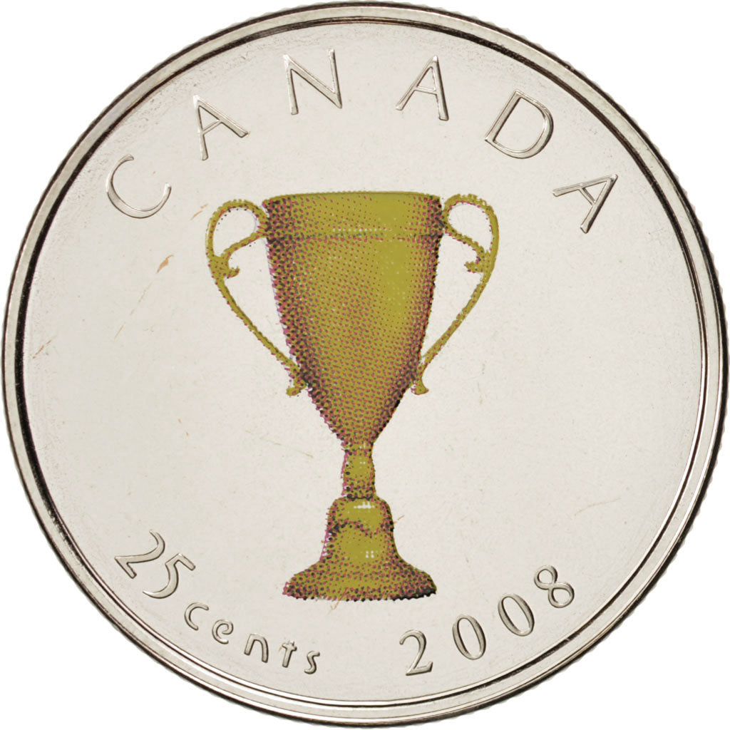 Canada, Elizabeth II, 25 Cents, 2008, MS(63), Nickel plated steel, KM:762