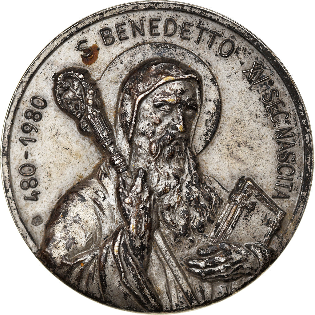 Itália, Medal, S.Benedetto, XVe Sec. Nascita, Crenças e religiões, 1980
