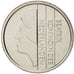 Netherlands, Beatrix, 25 Cents, 1999, MS(63), Nickel, KM:204