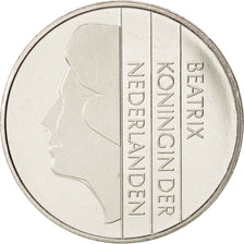 Netherlands, Beatrix, 2-1/2 Gulden, 1999, MS(63), Nickel, KM:206