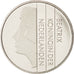 Netherlands, Beatrix, 2-1/2 Gulden, 1999, MS(63), Nickel, KM:206