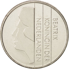 Coin, Netherlands, Beatrix, Gulden, 1998, MS(63), Nickel, KM:205