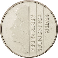 Coin, Netherlands, Beatrix, 2-1/2 Gulden, 1998, MS(63), Nickel, KM:206