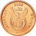 South Africa, 5 Cents, 2008, Pretoria, MS(63), Copper Plated Steel, KM:440