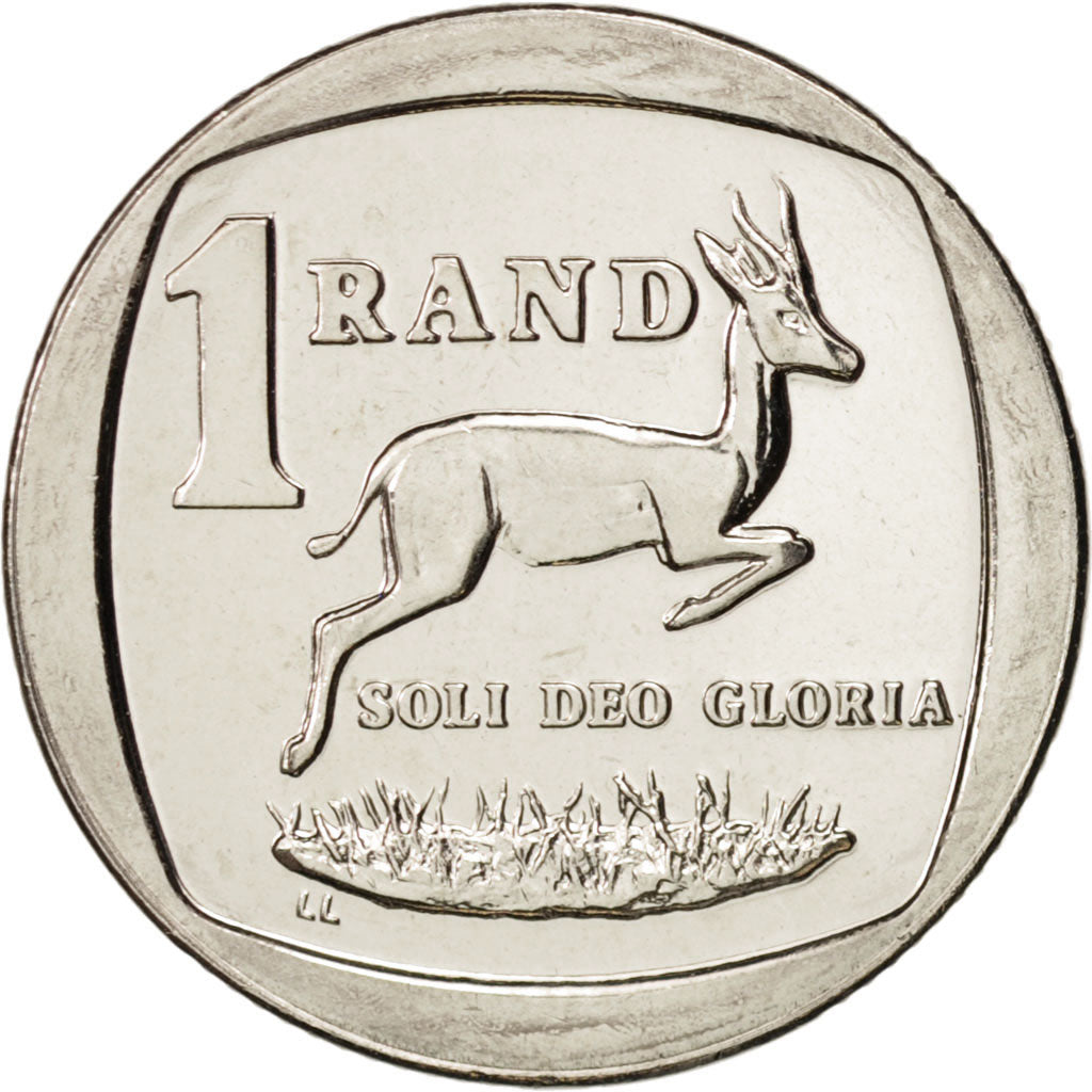 South Africa, Rand, 2008, Pretoria, MS(63), Nickel Plated Copper, KM:444