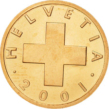 Switzerland, Rappen, 2001, Bern, MS(64), Bronze, KM:46