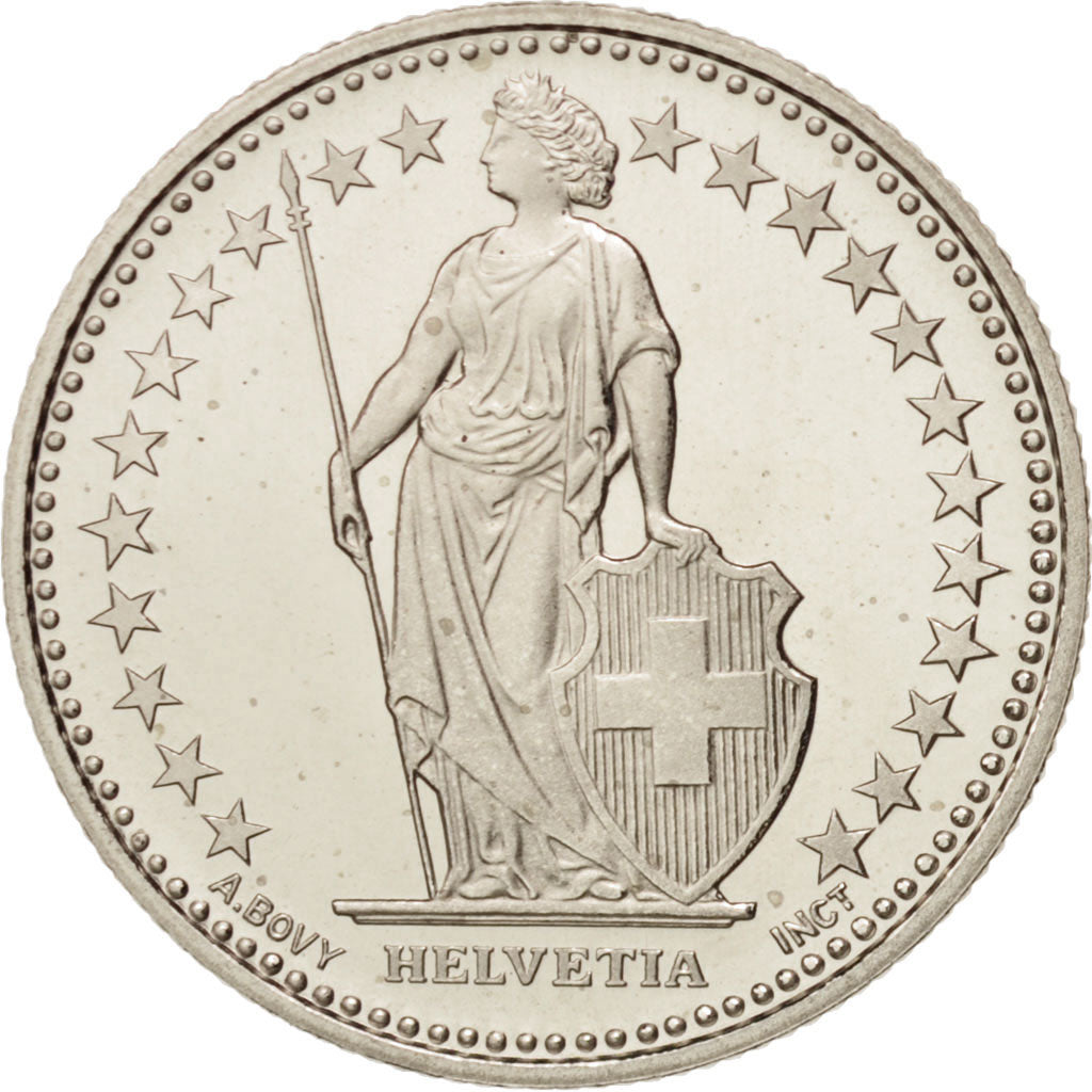 Moneta, Svizzera, 1/2 Franc, 2004, Bern, SPL+, Rame-nichel, KM:23a.3