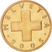 Coin, Switzerland, Rappen, 2005, Bern, MS(64), Bronze, KM:46