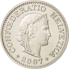 Switzerland, 10 Rappen, 2007, Bern, MS(64), Copper-nickel, KM:27