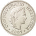 Switzerland, 10 Rappen, 2007, Bern, MS(64), Copper-nickel, KM:27