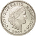 Switzerland, 20 Rappen, 2007, Bern, MS(64), Copper-nickel, KM:29a