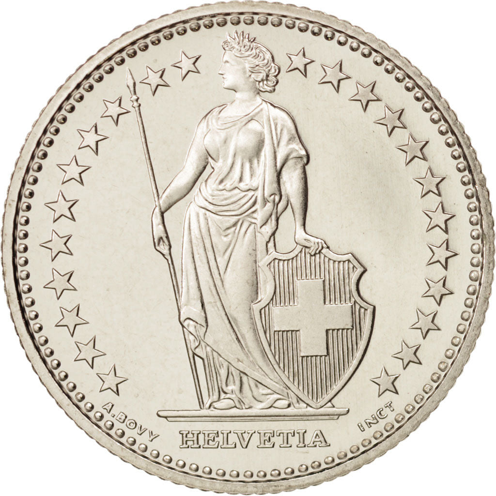 Switzerland, Franc, 2007, Bern, MS(64), Copper-nickel, KM:24a.3