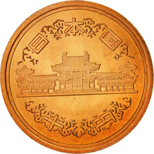 Coin, Japan, Akihito, 10 Yen, 2008, MS(63), Bronze, KM:97.2