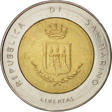 Moneta, San Marino, 500 Lire, 1983, Rome, SPL, Bi-metallico, KM:153