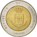 Moneta, San Marino, 500 Lire, 1983, Rome, SPL, Bi-metallico, KM:153