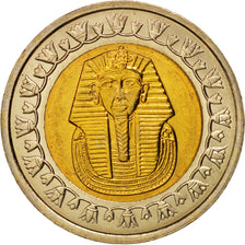 Coin, Egypt, Pound, 2005, Cairo, MS(63), Bi-Metallic, KM:940