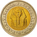 Coin, Egypt, Pound, 2005, Cairo, MS(63), Bi-Metallic, KM:940