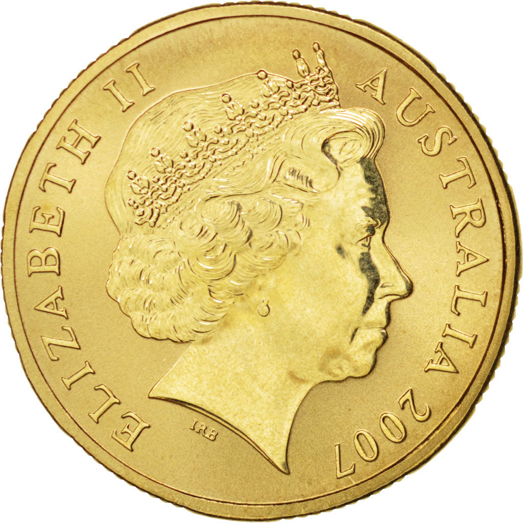 Coin, Australia, Elizabeth II, Dollar, 2007, Royal Australian Mint, Canberra