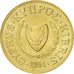 Coin, Cyprus, 2 Cents, 2004, MS(63), Nickel-brass, KM:54.3