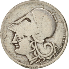 Greece, 50 Lepta, 1926, VF(20-25), Copper-nickel, KM:68