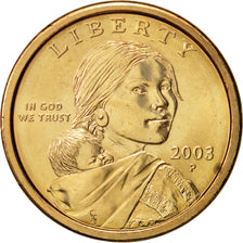 Stati Uniti, Sacagawea Dollar, 2003, Philadelphia, MS(63), KM:310