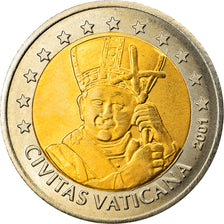 Münze, Vatikanstadt, Specimen, 2 Euro, 2001, UNZ+, Bi-Metallic