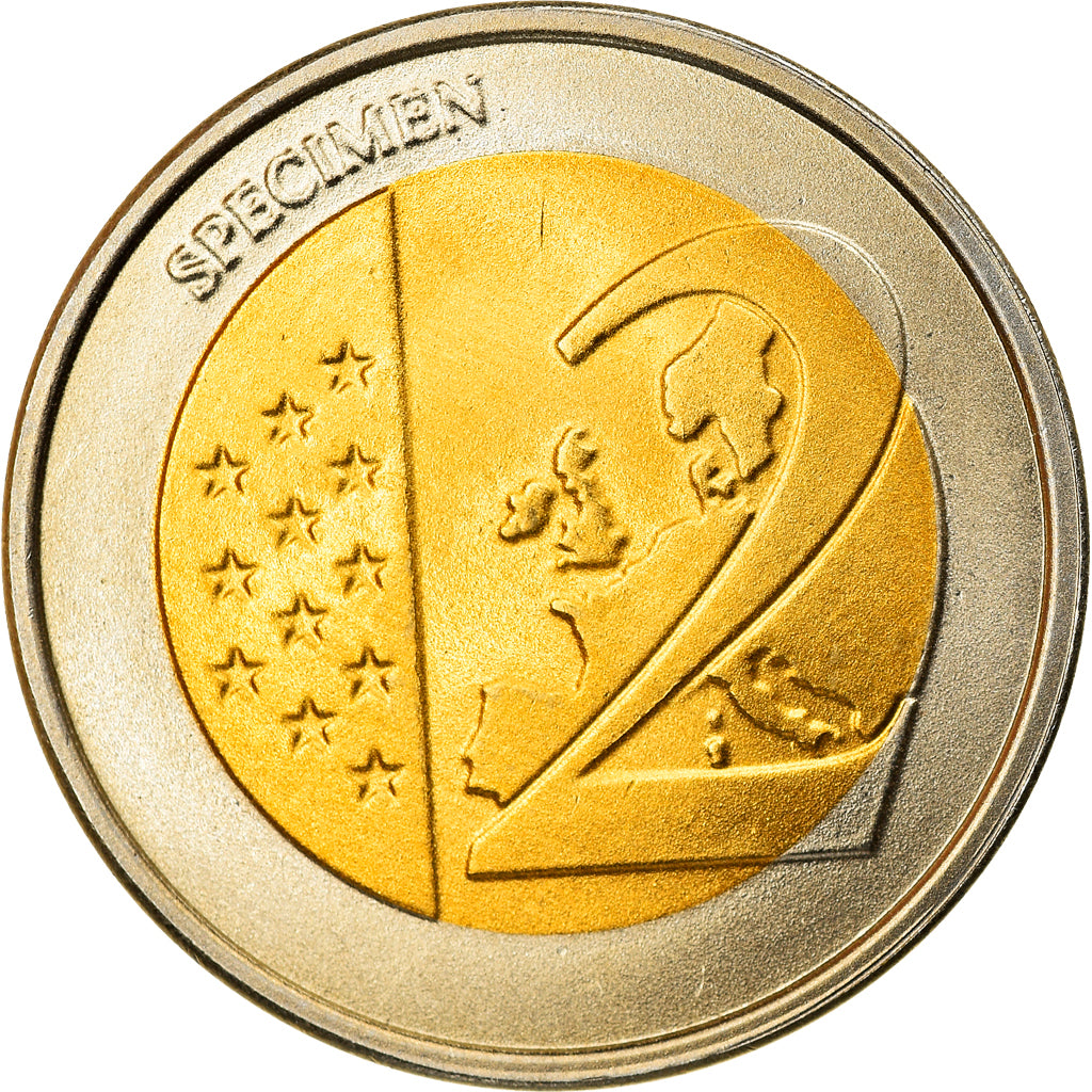 Münze, Vatikanstadt, Specimen, 2 Euro, 2001, UNZ+, Bi-Metallic