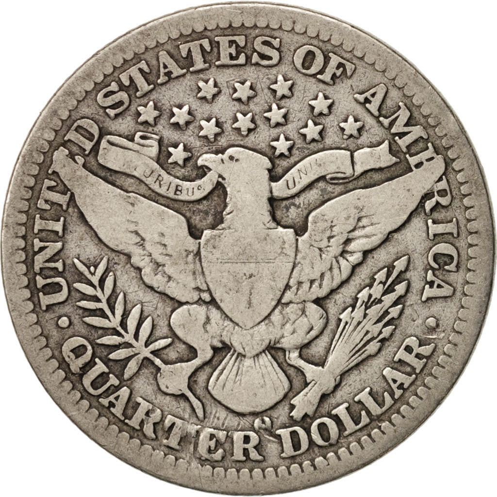 Stati Uniti, Barber Quarter, 1906, New Orleans, F, KM:114