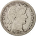 United States, Barber Quarter, 1907, Denver, F, KM:114