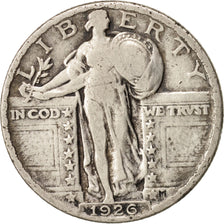 United States, Standing Liberty Quarter, 1926, Philadelphia, VF, KM:145