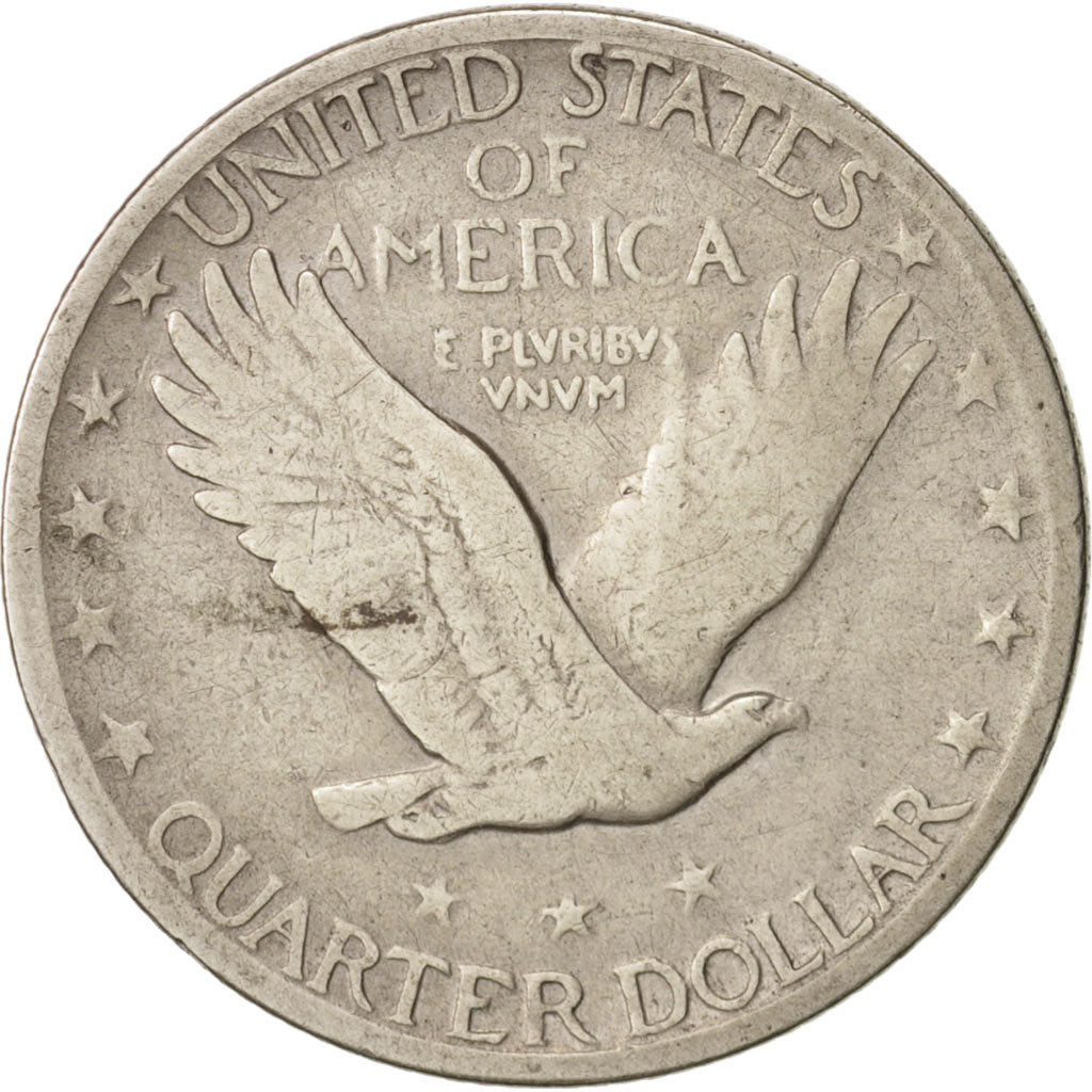 Estados Unidos, Standing Liberty Quarter, 1928, San Francisco, VF, KM:145