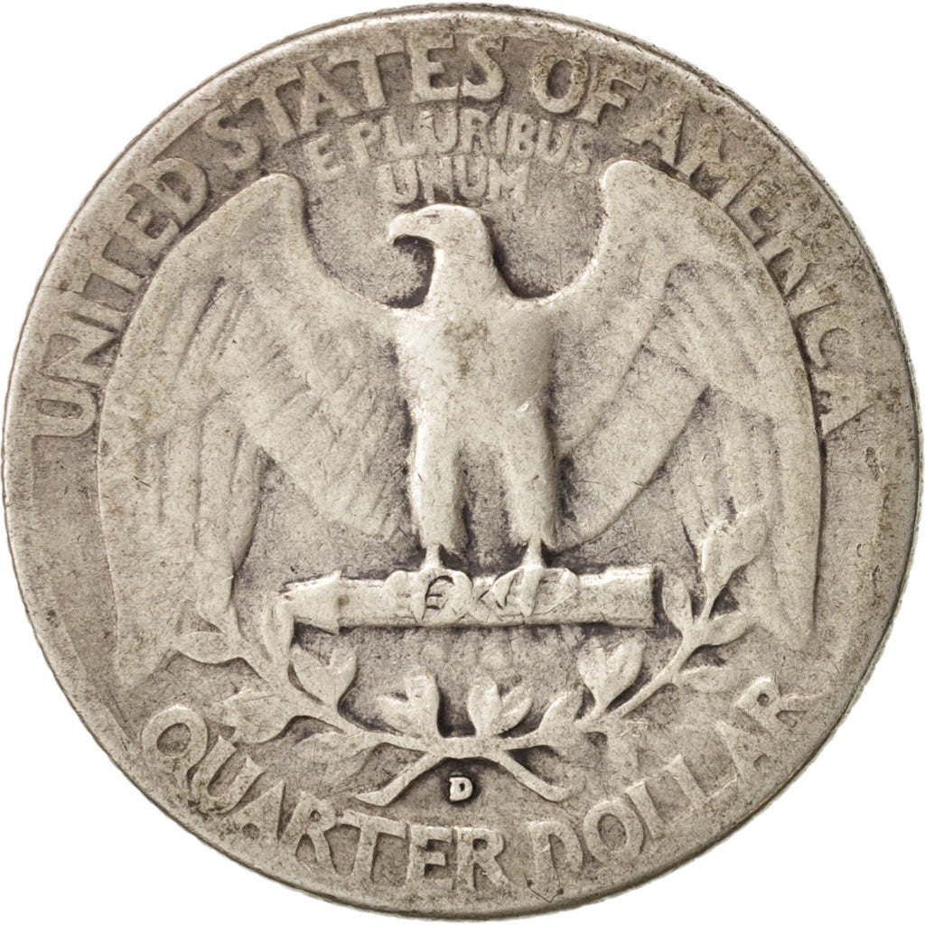 United States, Washington Quarter, 1942, Denver, VF, KM:164