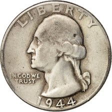 Coin, United States, Washington Quarter, Quarter, 1944, U.S. Mint, Philadelphia