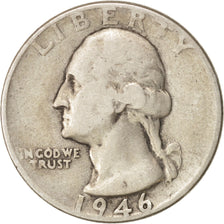 Coin, United States, Washington Quarter, Quarter, 1946, U.S. Mint, Philadelphia