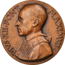Vatican, Medal, Le Pape Pie XII, Religions & beliefs, 1958, AU(55-58), Bronze