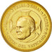 Vaticano, Medal, 20 C, Essai-Trial Jean Paul II, 2002, SC, Latón