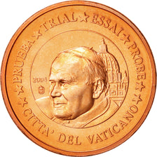 Vatican, Medal, 1 C, Essai-Trial Jean Paul II, 2004, SPL, Cuivre