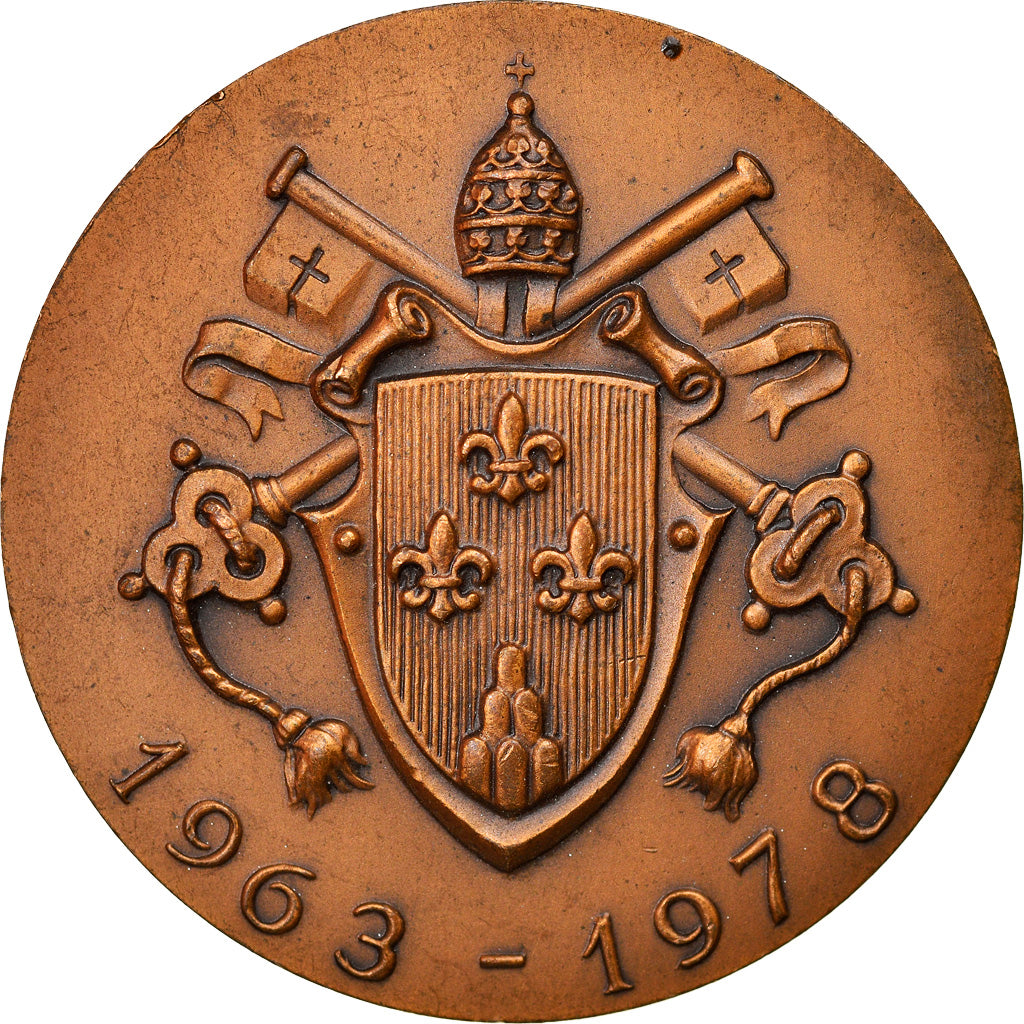 Vatican, Medal, Le Pape Paul VI, Religions & beliefs, 1978, AU(55-58), Bronze