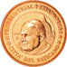 Vatican, Medal, 5 C, Essai-Trial Jean Paul II, 2004, MS(63), Copper