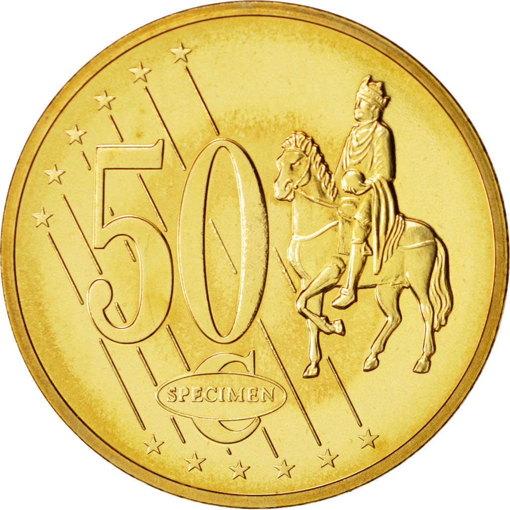 Vatican, Medal, 50 C, Essai-Trial Jean Paul II, 2004, MS(63), Brass