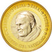 Watykan, Medal, 1 E, Essai-Trial Jean Paul II, 2005, MS(63), Bimetaliczny